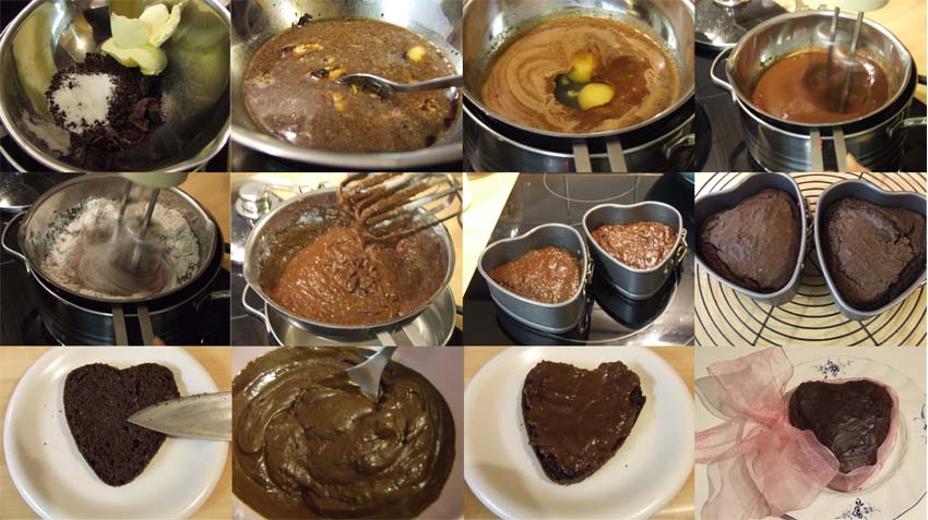 step by step diabetes friendly moist Dark Chocolate cake 