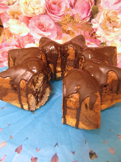 Sugar free Marble Cake with Chestnut flour