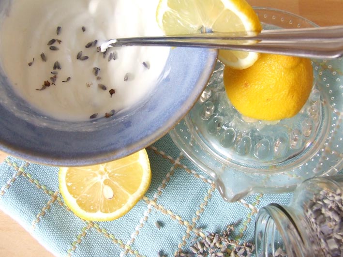 Lemon Lavender dessert- sugar free