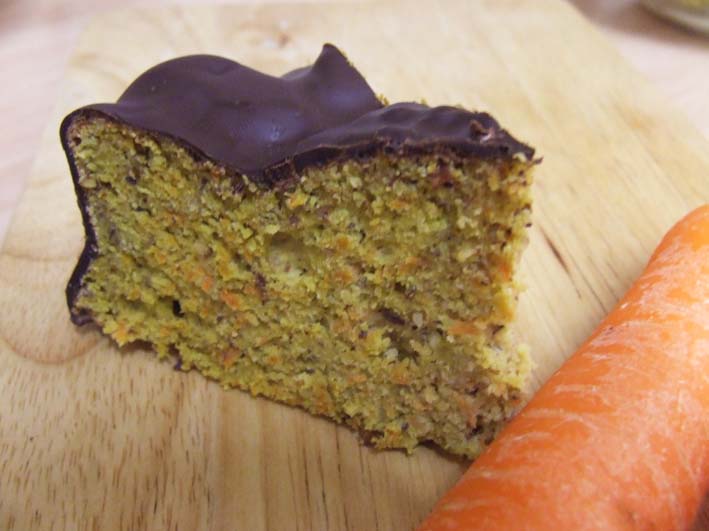recipe for sugar free - Carrot cake with stevia - gluten free