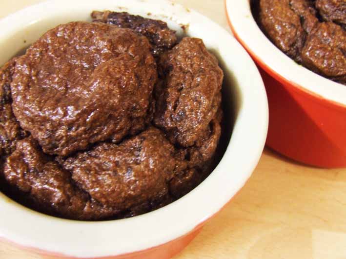 Lactose, Gluten, Starch and Sugar free Chocolate Souffle  evening treats