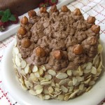recipe for Ferrero Rocher layer cake - Paleo style