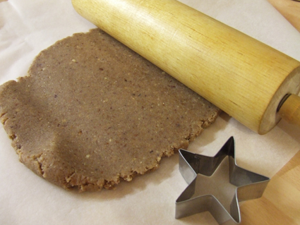 Cinnamon stars christmas cookies -sugar and gluten free - dough
