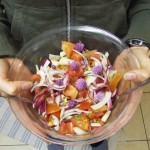 Classic Tomato salad with Stevia sweetened dressing